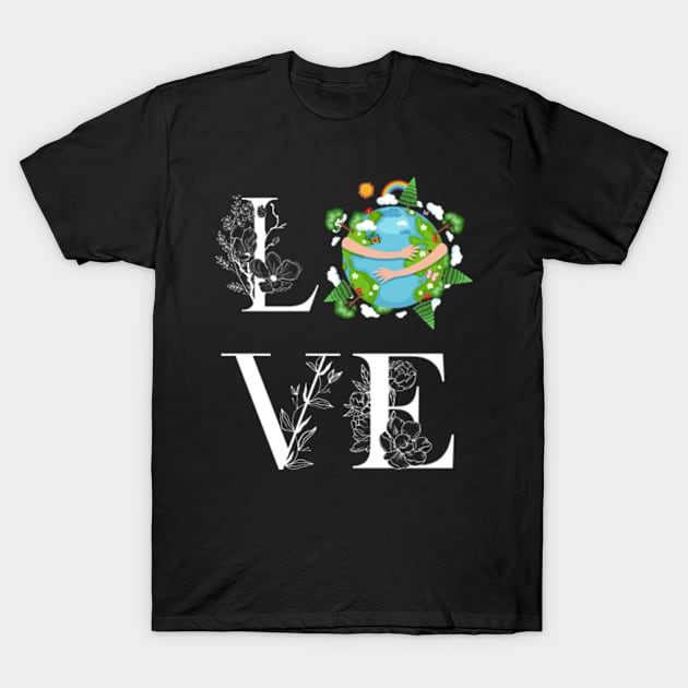 happy funny  earth day 2024 gift april 22 Cute Teacher  Lover Rainbow T-Shirt by graphicaesthetic ✅